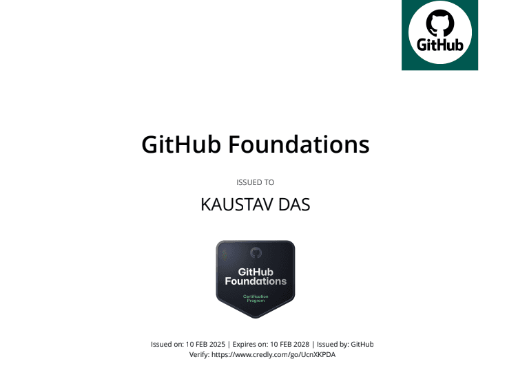 GitHub Foundations